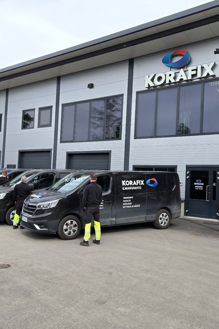 Korafix Oy - työmaakuva